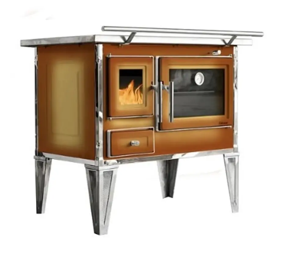 COCINA LEÑA ALCAZAR CALBUCO DIFUMADA 82X56 CON KIT 1