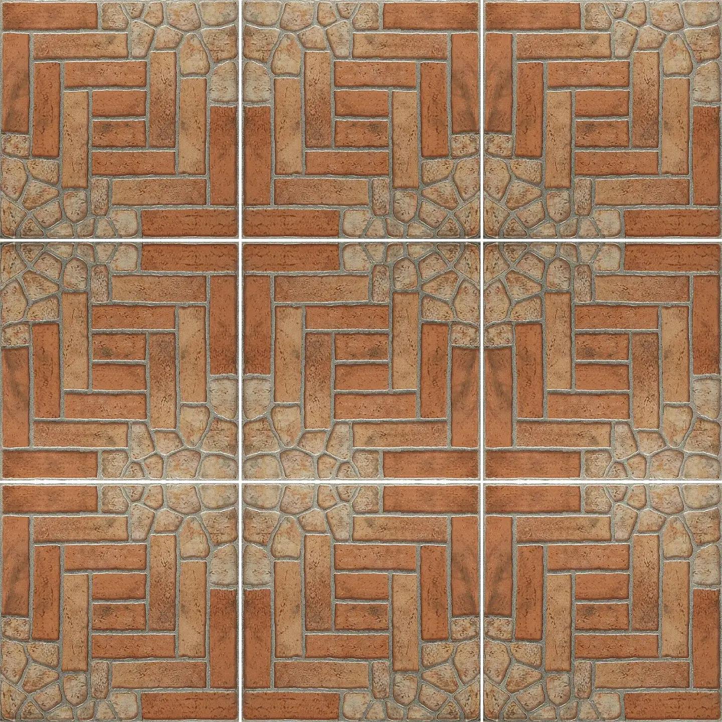 CERAMICA PISO KLIPEN 45X45 RIPIO LADRILLO 2.053m2 1