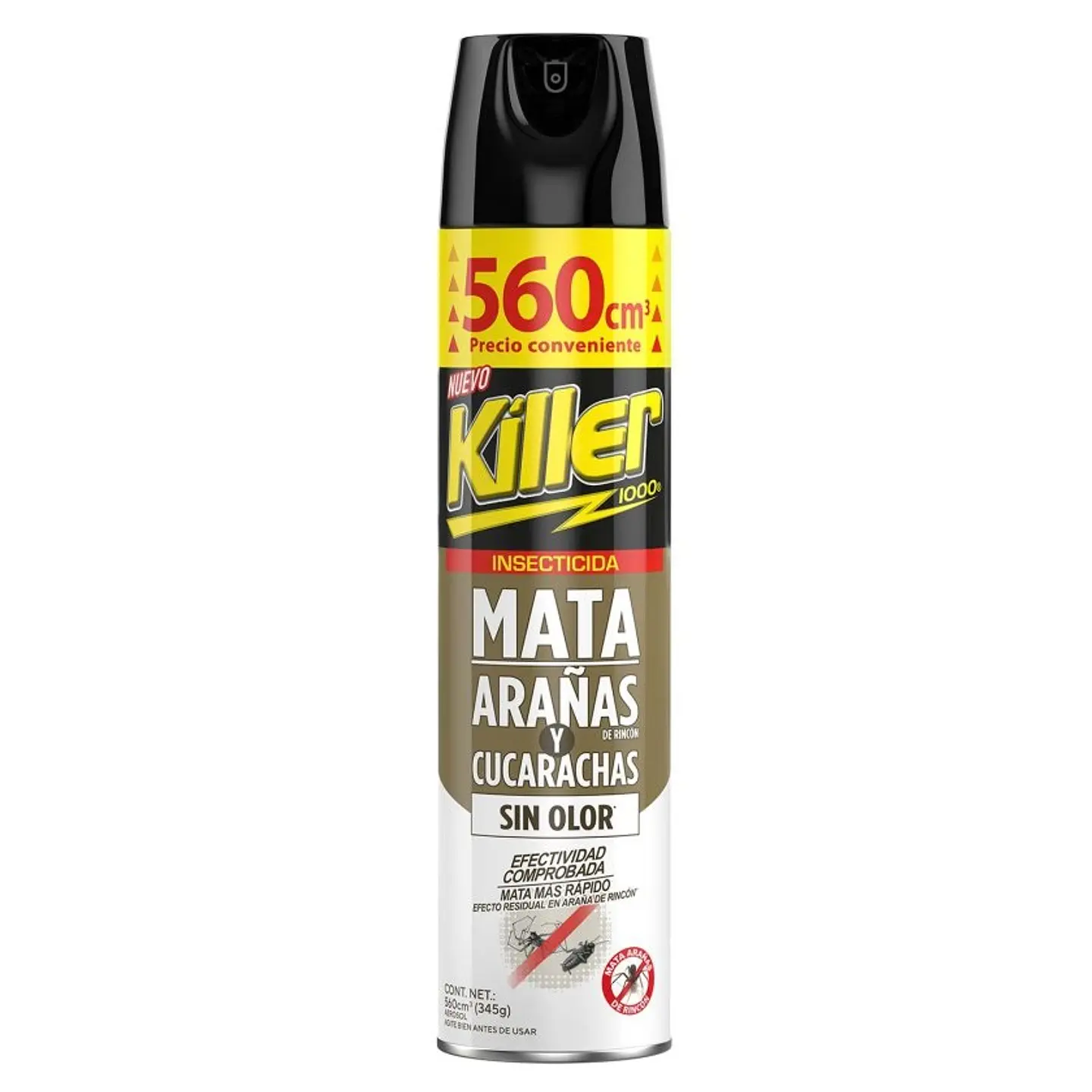 INSECTICIDA KILLER 560CC ARAÑA 1