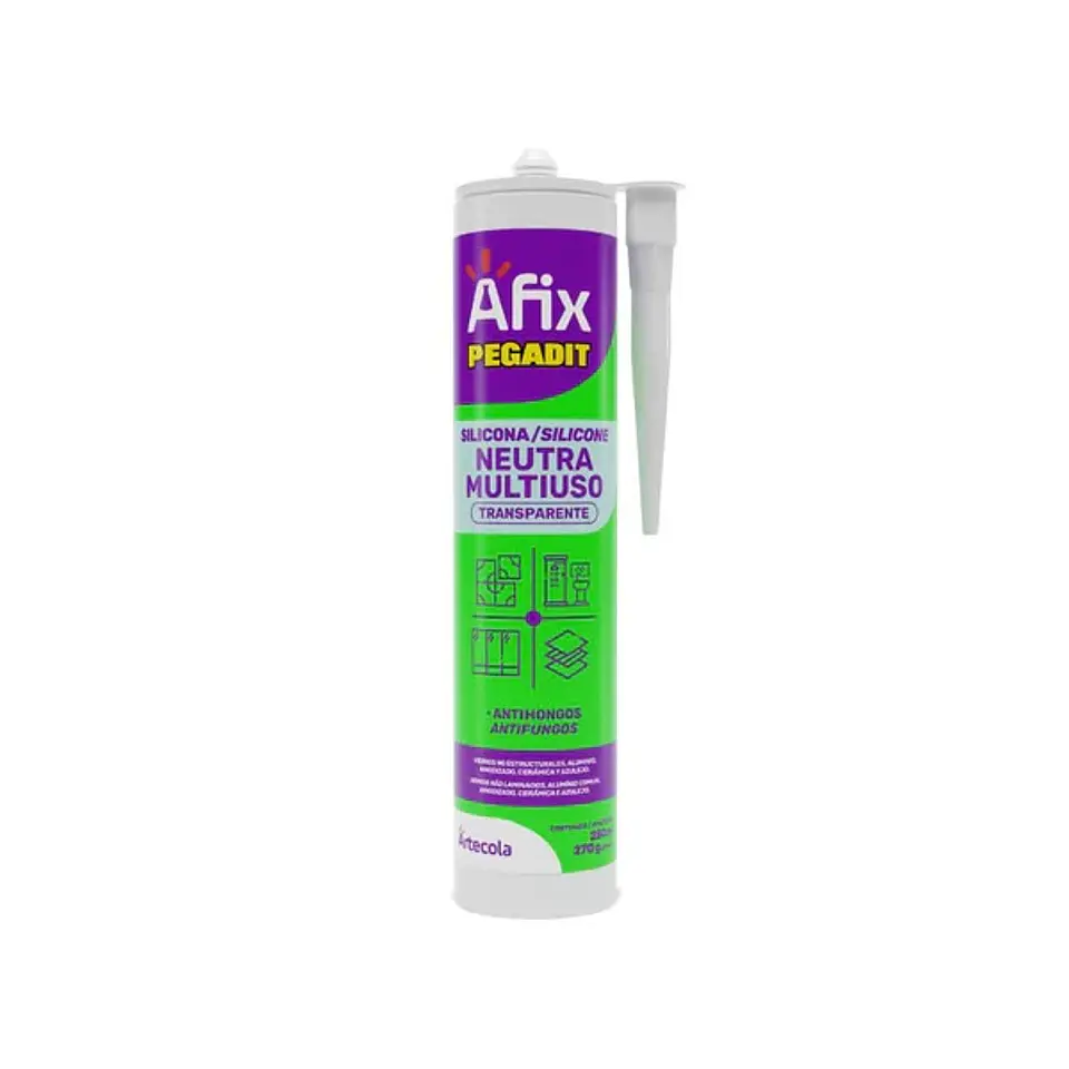 SILICONA TRANSPARENTE 300ML AFIX MULTIUSO NEUTRA 1
