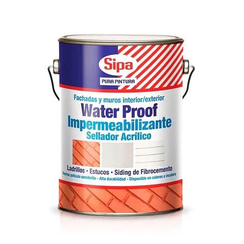 WATER PROOF ACRILICO LADRILLO GALON SIPA