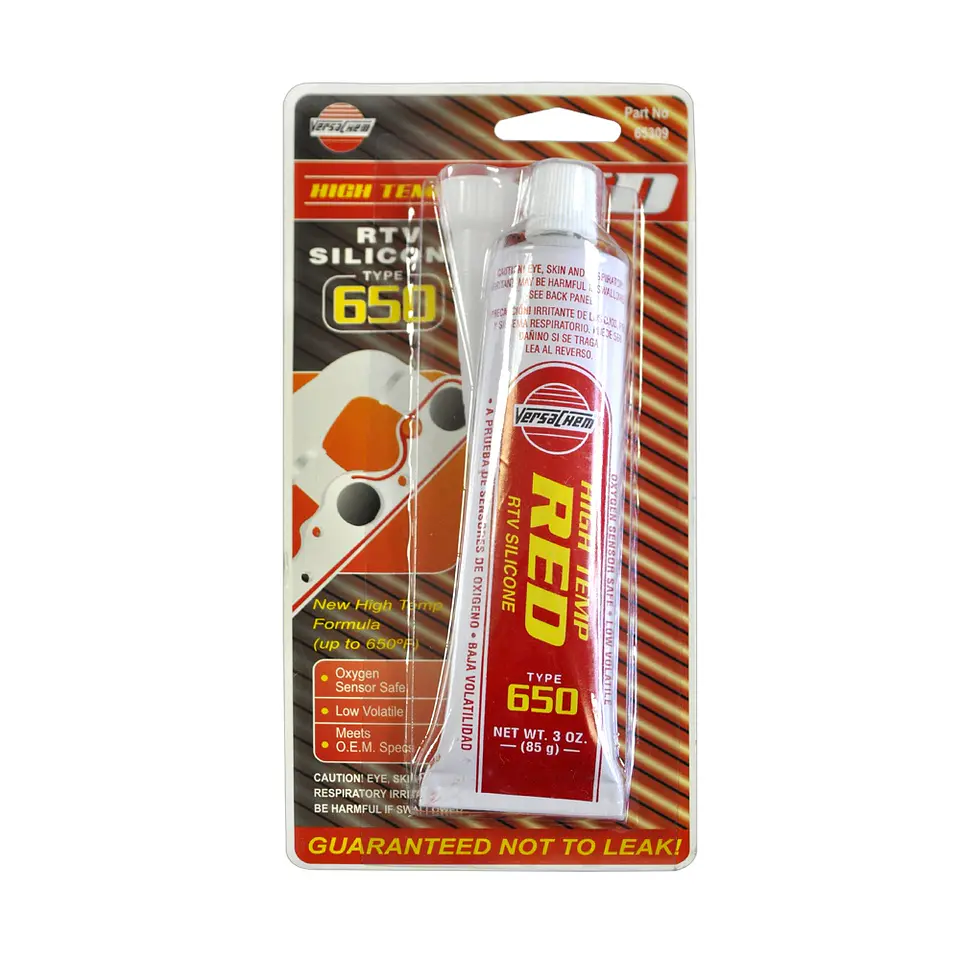 SILICONA ALTAS TEMPERATURAS ROJA 85GR VERSACHEM 1