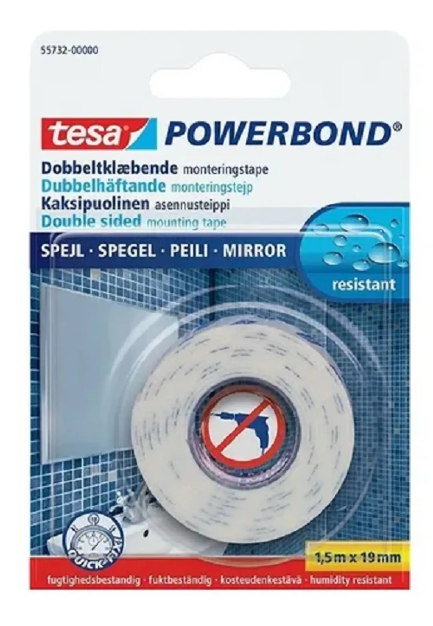 CINTA DOBLE FAZ OBJETOS PESADOS 1.5M 19MM 1