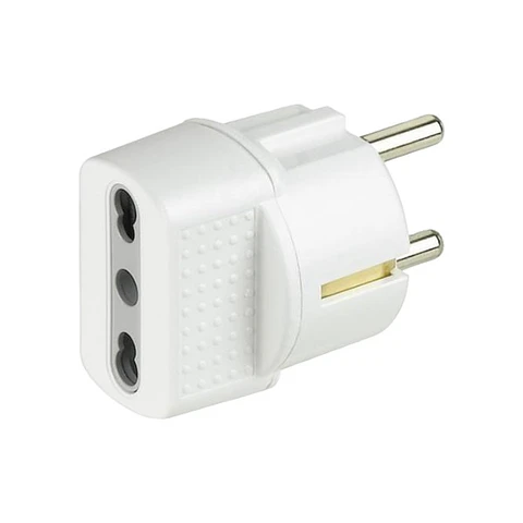 ADAPTADOR SCHUKO 2P+T 16A