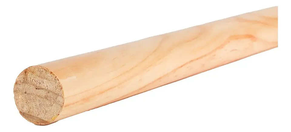 BARRA MADERA NATURAL 19MM 2.5M 1