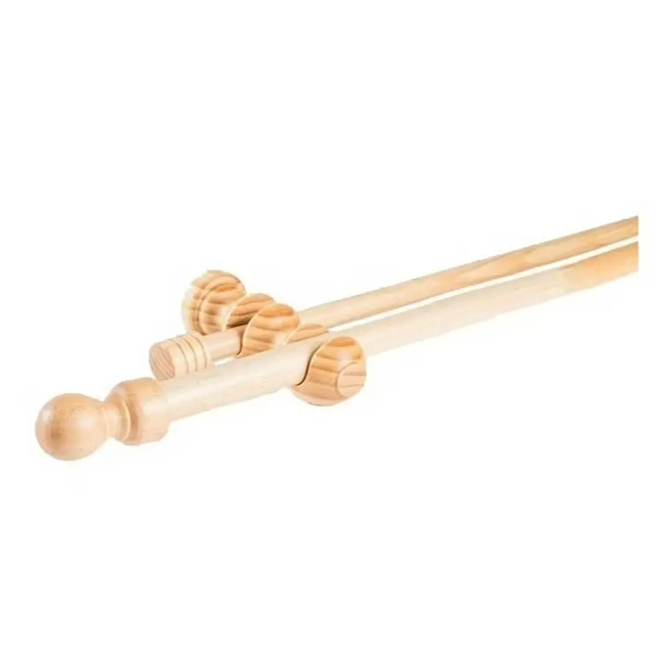 SET BARRA MADERA 19-28MM X 1.50M NATURAL 1