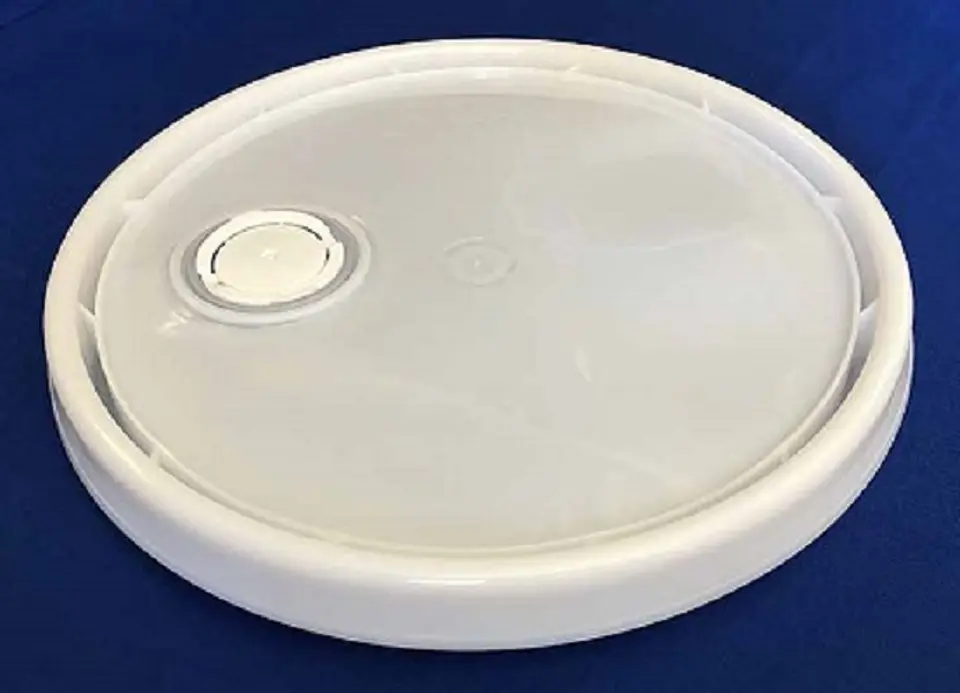 TAPA BALDE 20LTS CON VERTEDOR BLANCO 1
