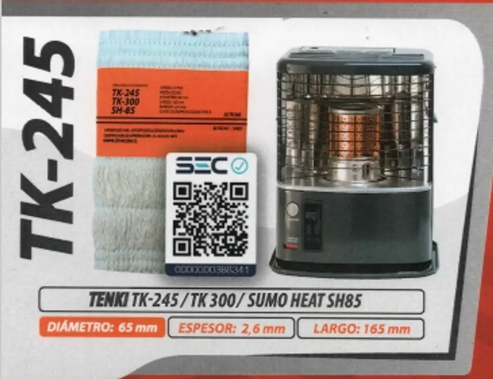 MECHA ESTUFA TK245 1