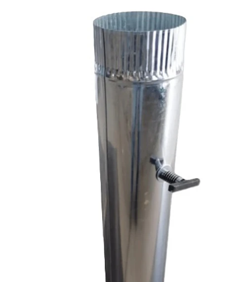 TUBO GALVANIZADO 1.00 X 4.1/2 CON TEMPLADO