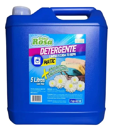 DETERGENTE LIQUIDO AGUACOL CON 5L