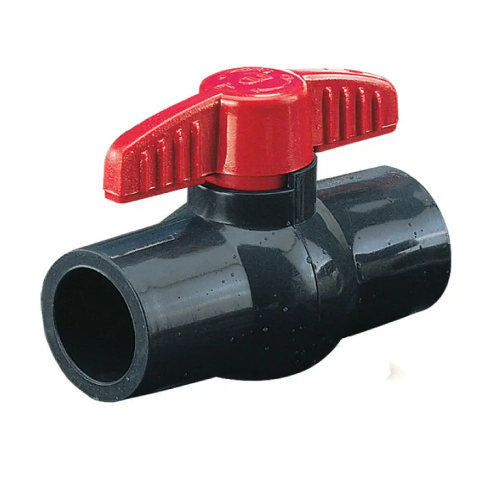 LLAVE PASO PVC COMPACTA CE 40mm 1.1/4