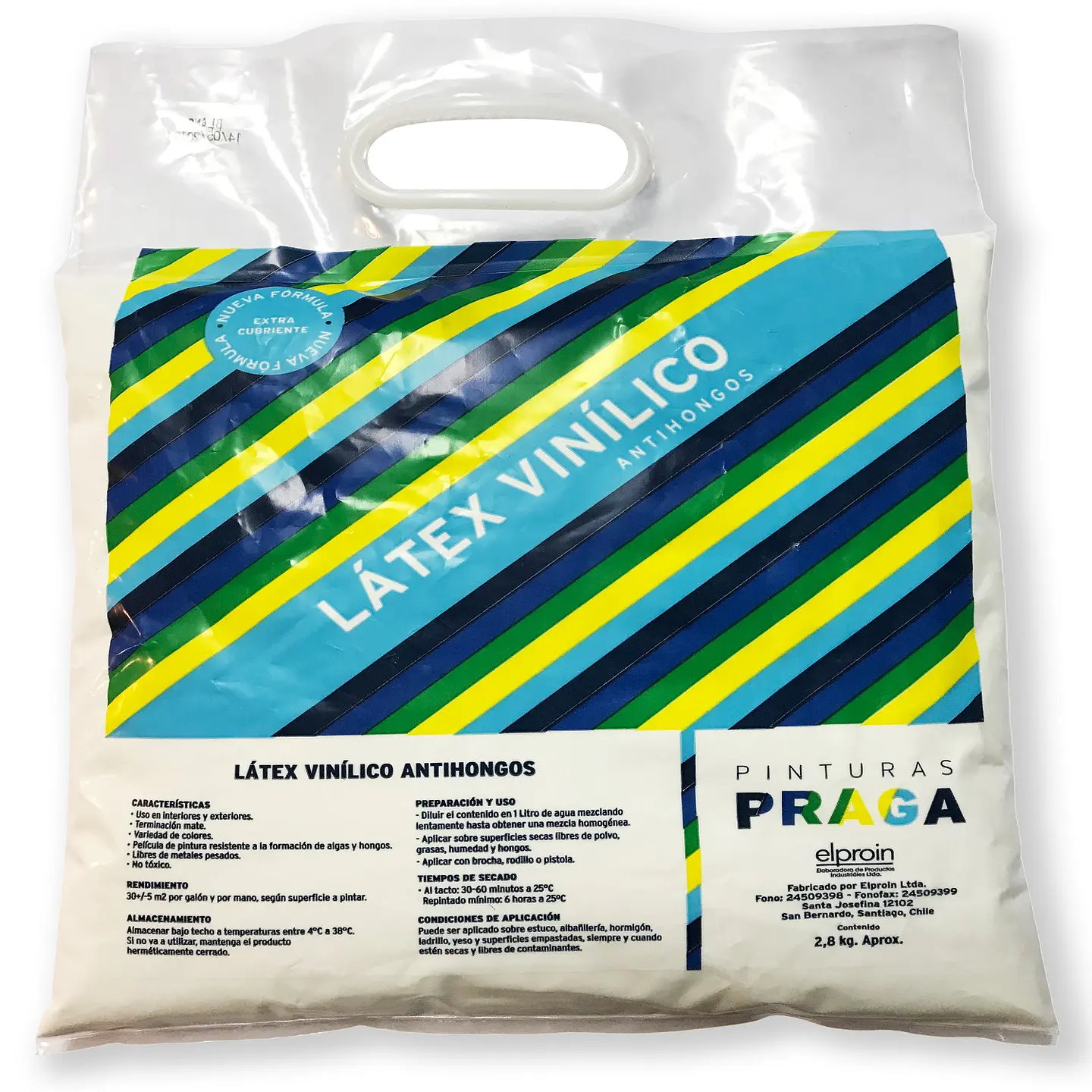 LATEX BOLSA 2.8KG VERDE OLIVO 1