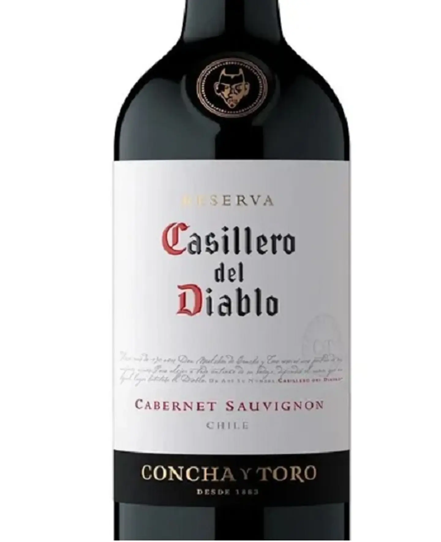 VINO CASILLERO DEL DIABLO 750CC CABERNET SAUVIGNON 1