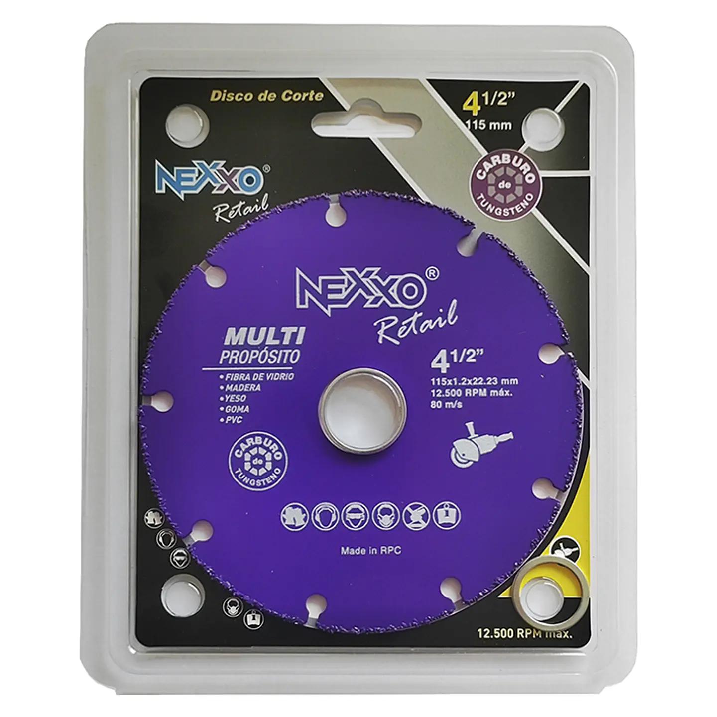 DISCO CORTE NEXXO 4 1/2 MULTIPROPOSITO 1