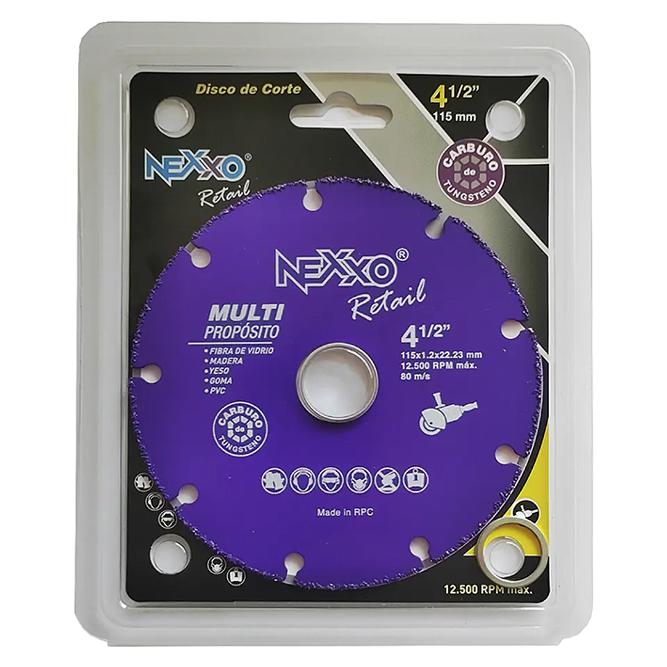 DISCO CORTE NEXXO 4 1/2 MULTIPROPOSITO 1