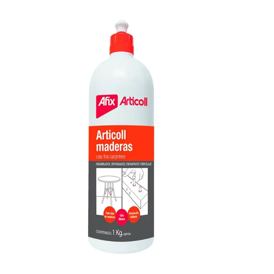 COLA FRIA AFIX MADERA CARPINTERO 1KG 1
