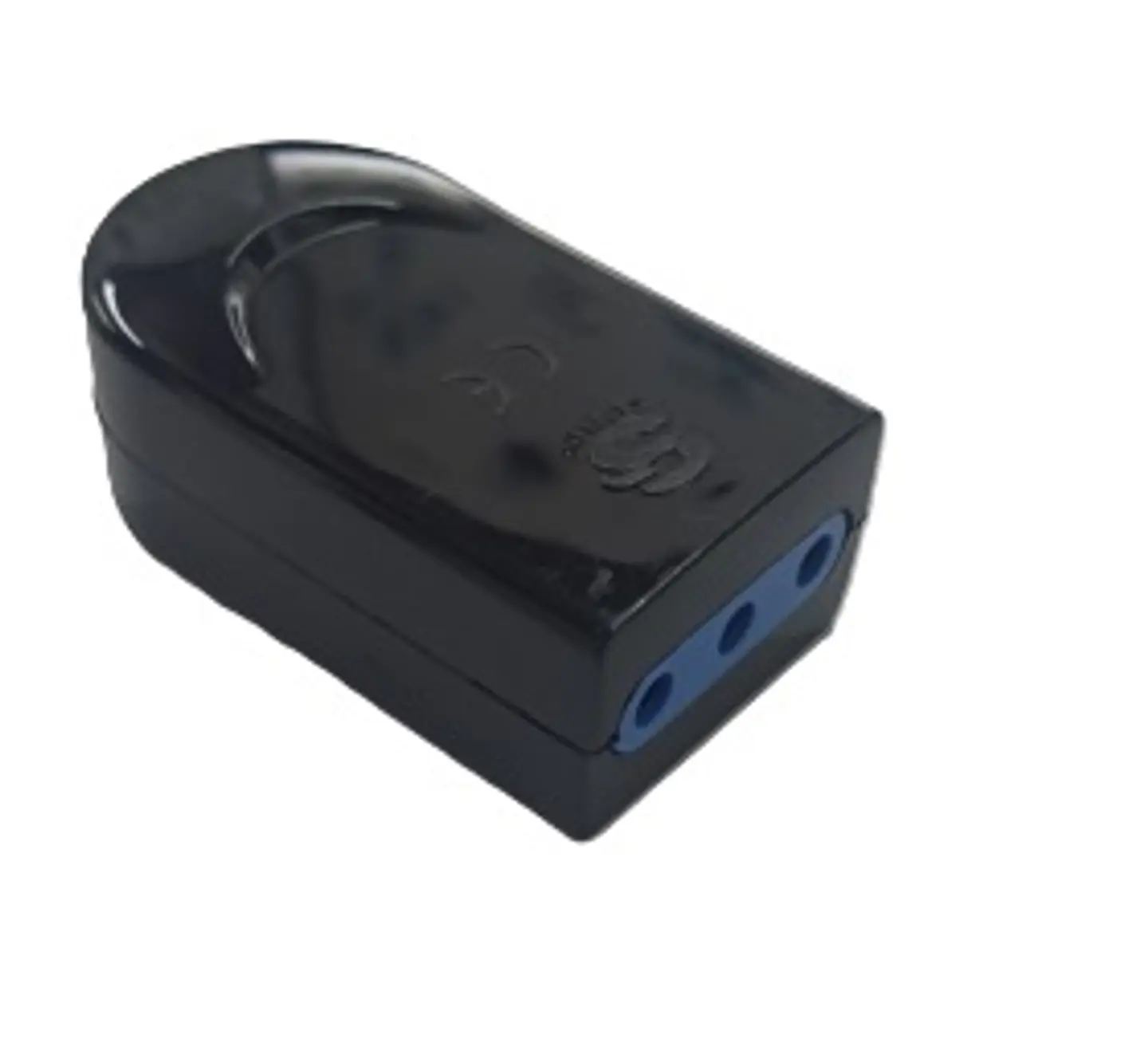 ENCHUFE HEMBRA LEXO 10A 2P+T NEGRO 1