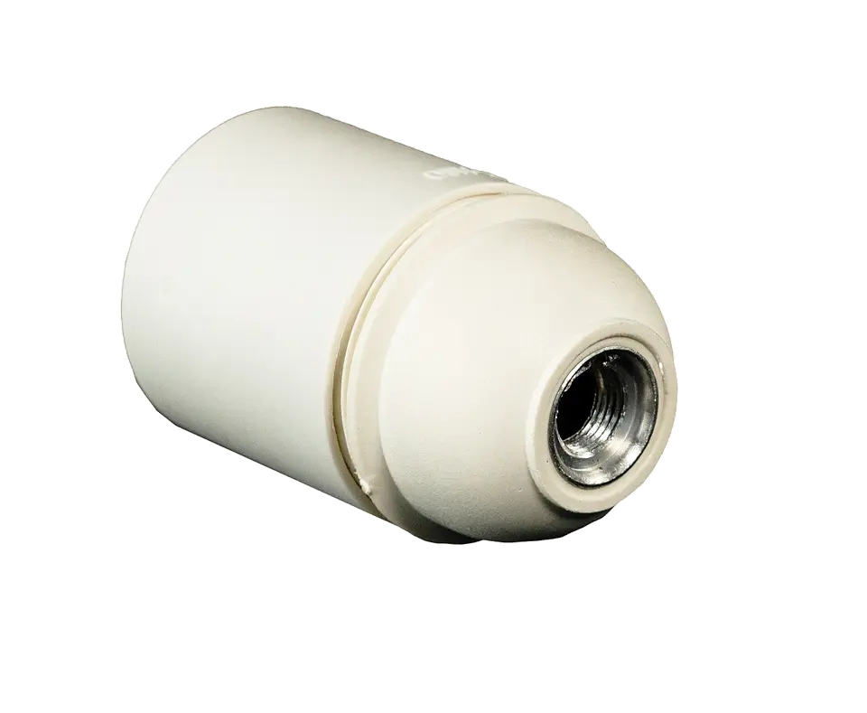 PORTALAMPARA E27 BLANCO CERTIFICADO 1