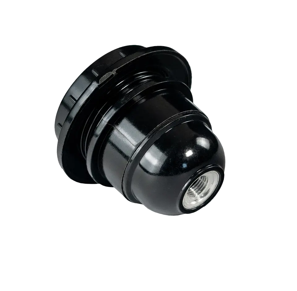 PORTALAMPARA CON ANILLO NEGRO 1