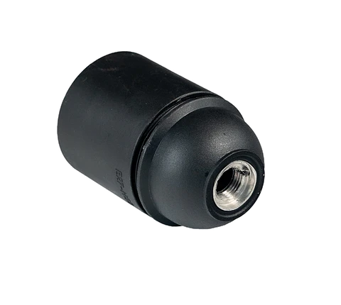 PORTALAMPARA E27 NEGRO CERTIFICADO