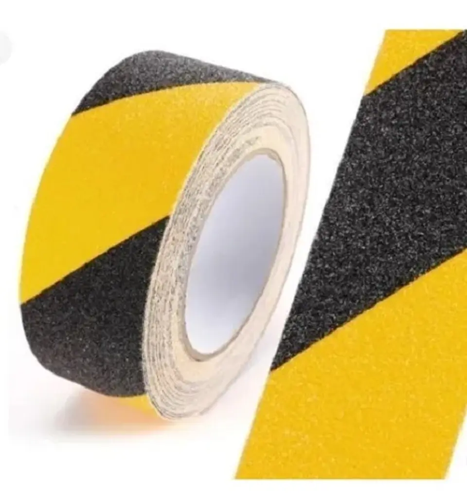 CINTA ANTIDESLIZANTE AMARILLO NEGRO 48MM X 5M 1