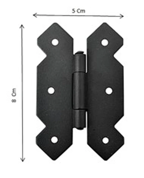 BISAGRA MARIPOSA 3 X 2 FE NEGRO