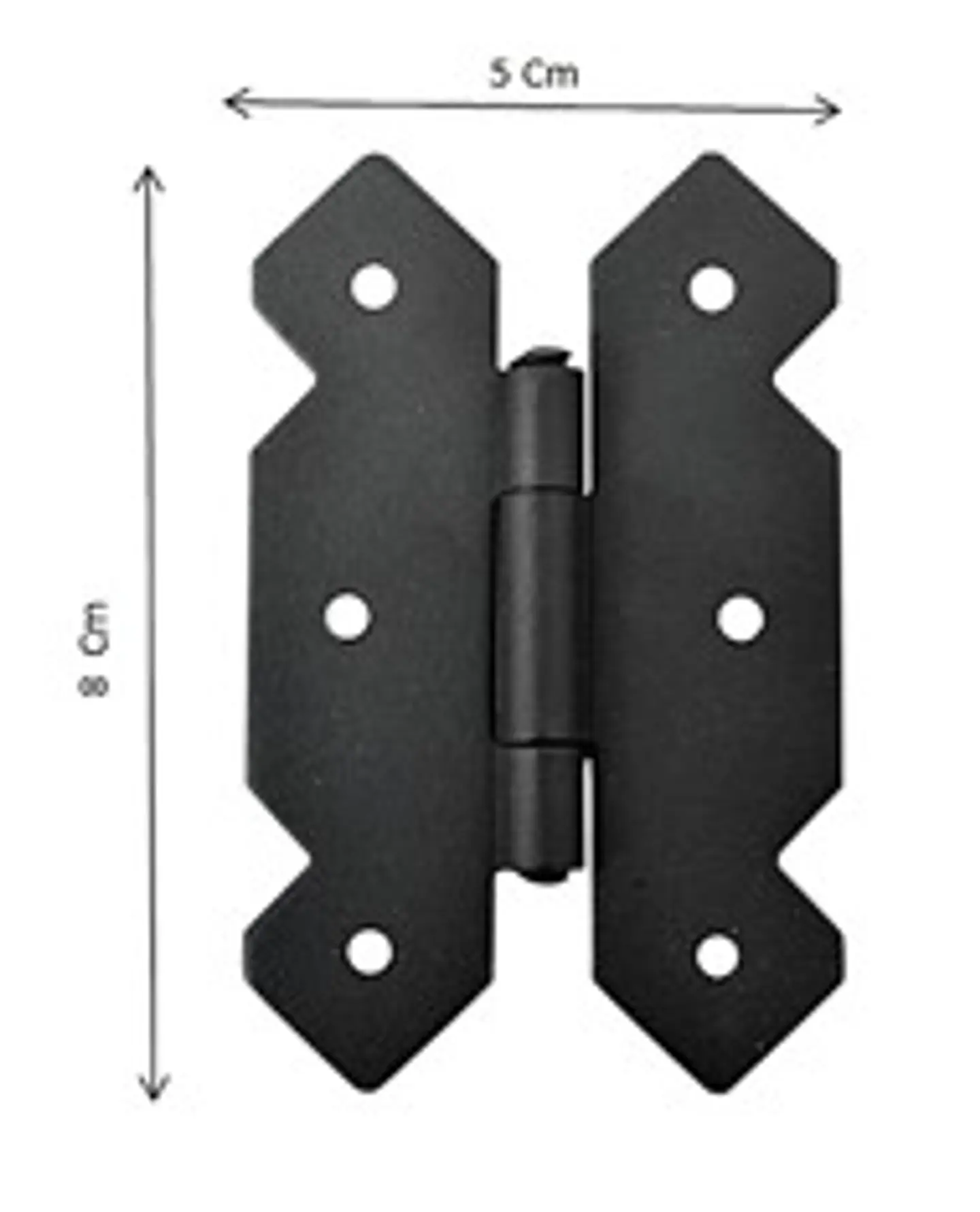 BISAGRA MARIPOSA 3 X 2 FE NEGRO 1