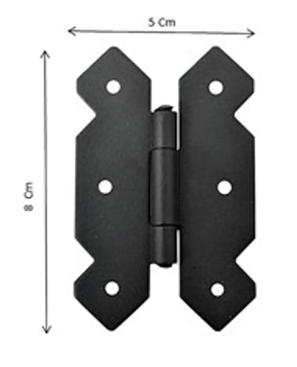 BISAGRA MARIPOSA 3 X 2 FE NEGRO 1