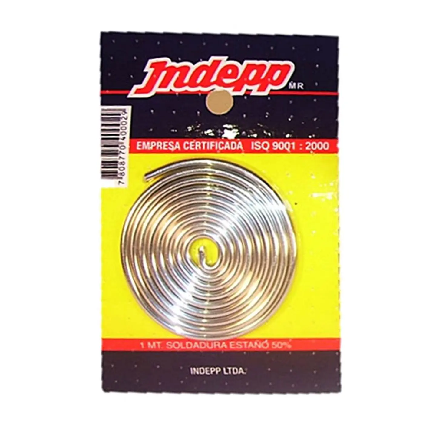 SOLDADURA ESTANO 50% INDEPP X M SIN PASTA 1