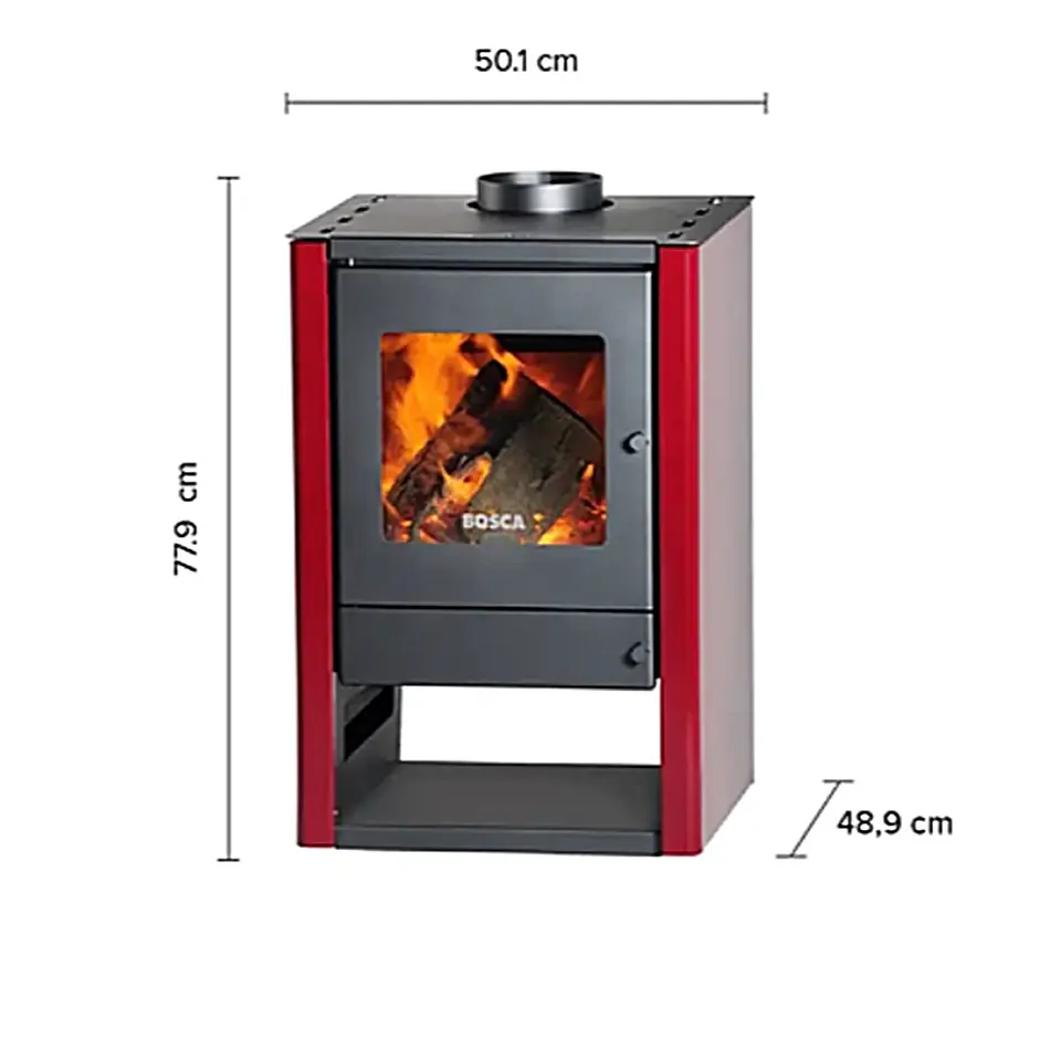 CALEFACTOR BOSCA A LEÑA GOLD 380 BURDEO CERTIFICADO 1