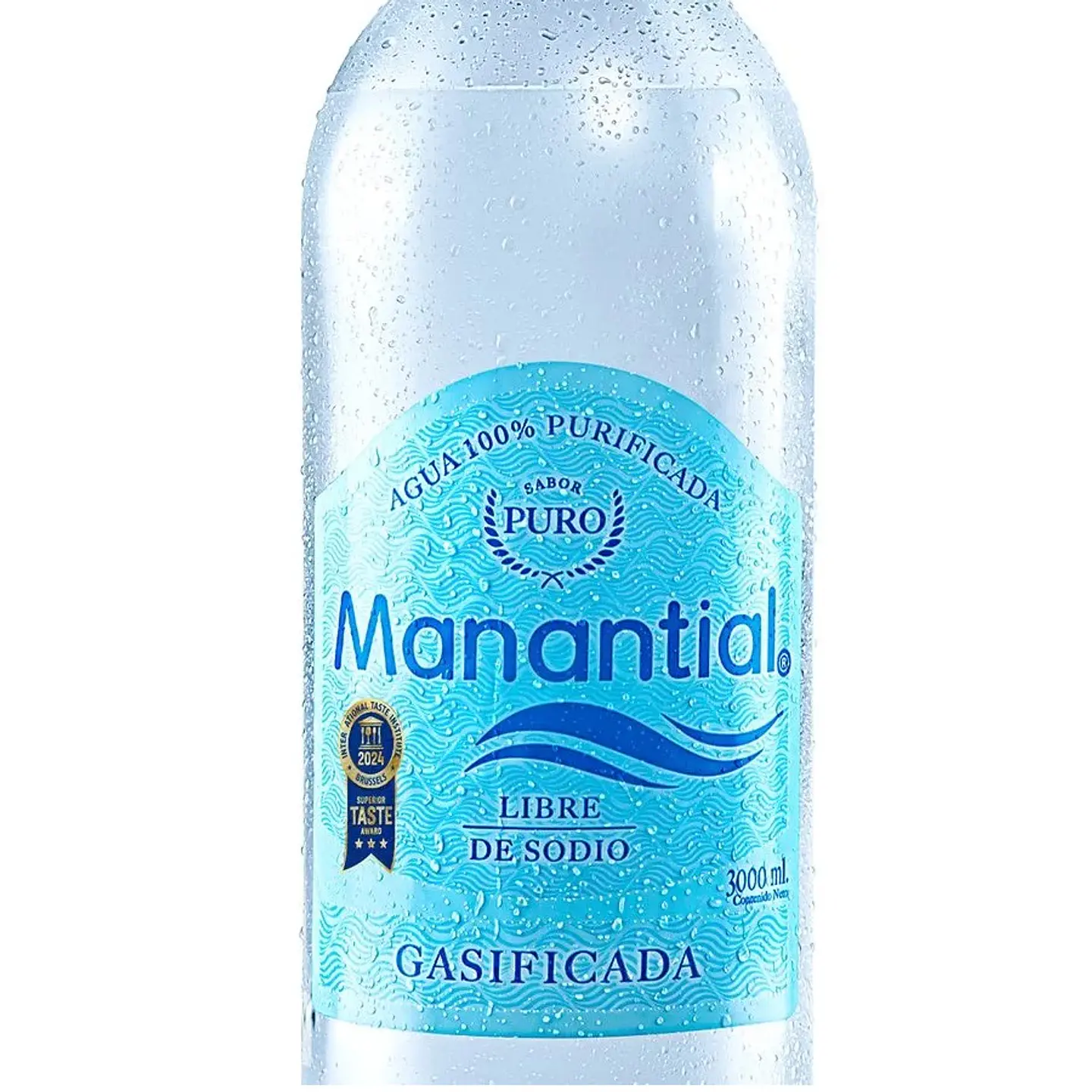 AGUA MANANTIAL GASIFICADA 3L 1