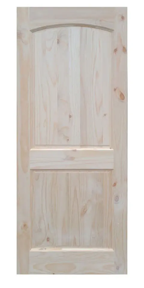 PUERTA PINO RADIATA CURVA 0.75 X 2.00M