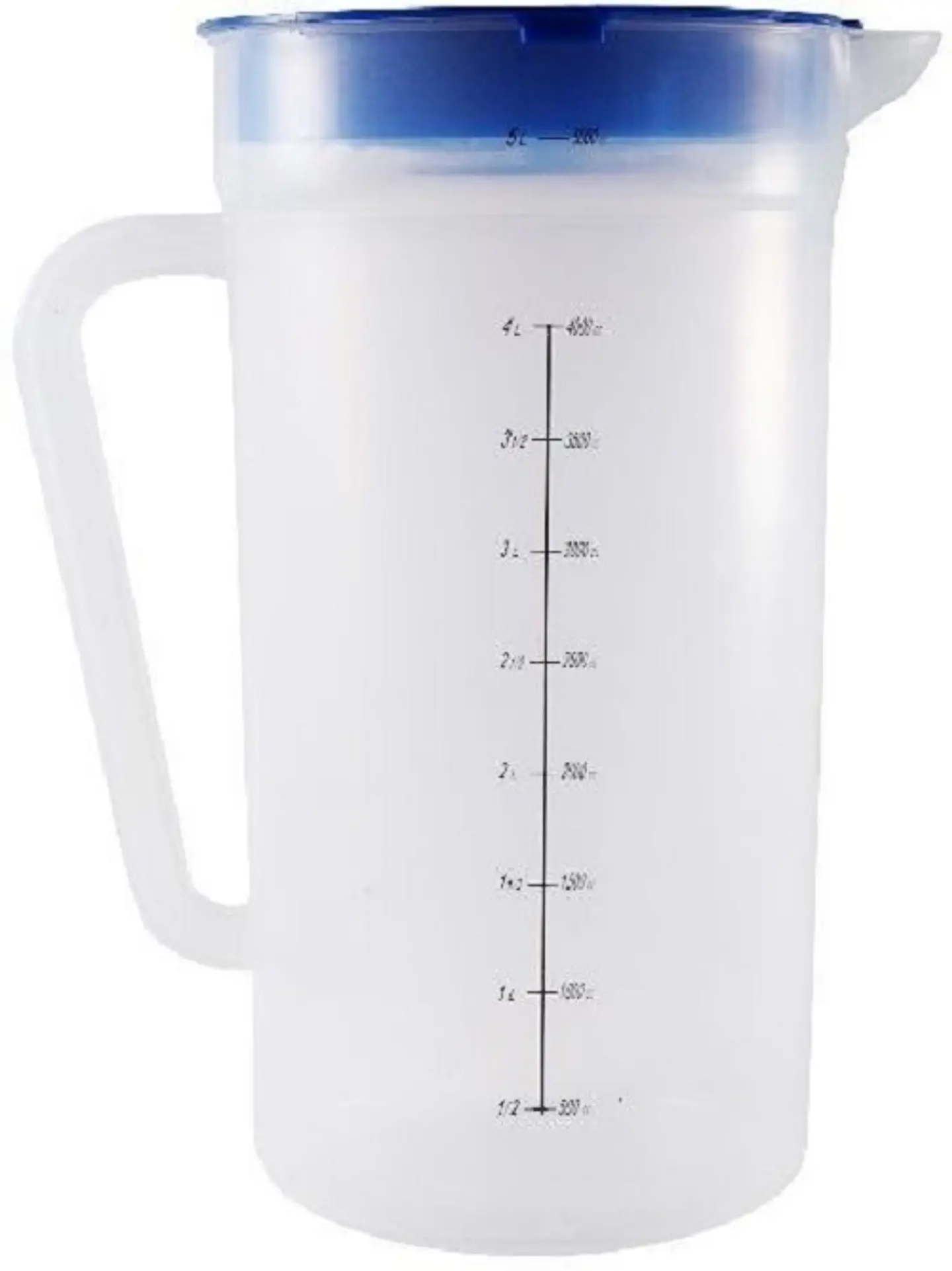 JARRO GRADUADO CON TAPA TRANSPARENTE 5L 1