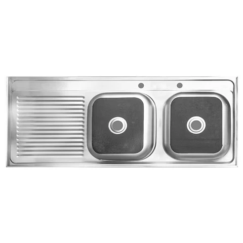 CUBIERTA LAVAPLATO CONDOR 120X50 IZQ AC INOX