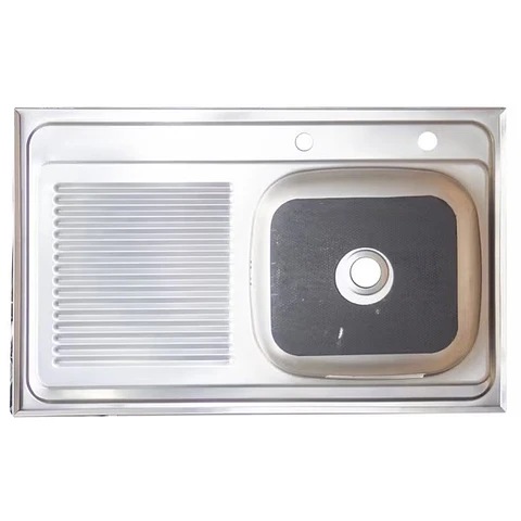 CUBIERTA LAVAPLATOS CONDOR 100X50 DER ACERO INOX