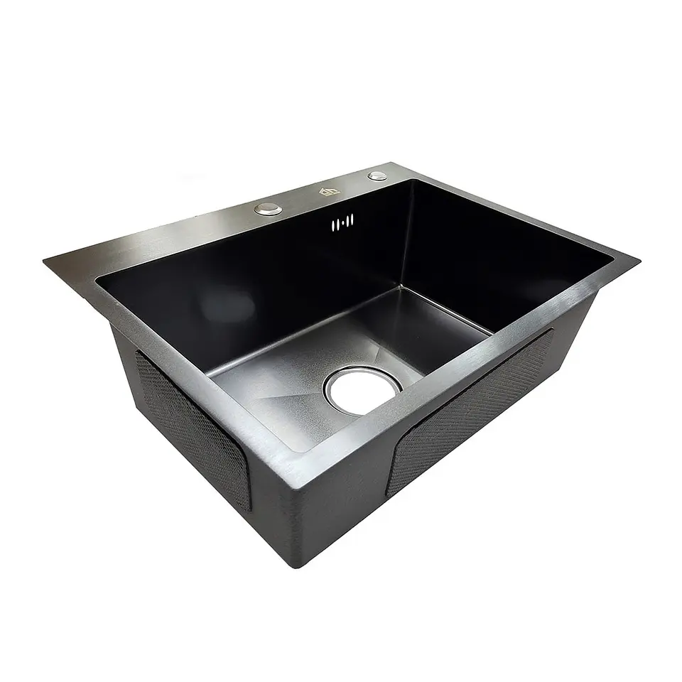 CUBIERTA LAVAPLATO EMPOTRABLE 60X45 BLACK TU CASA 1
