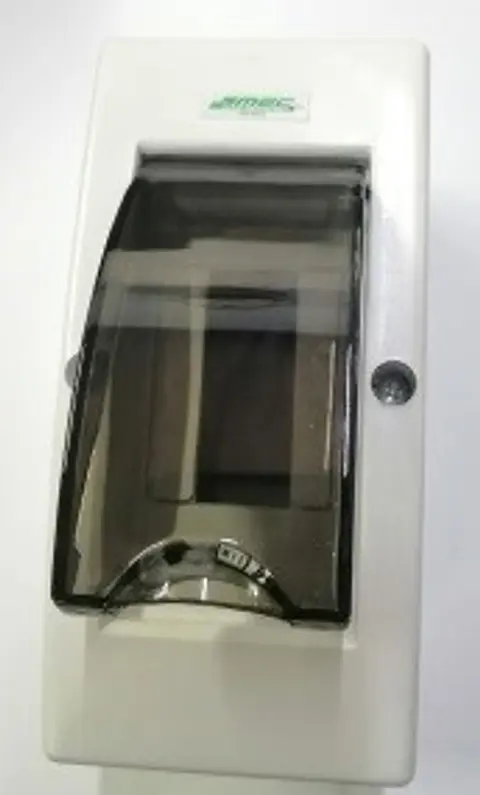 TABLERO EMBUTIDO CON PUERTA 2 MODULOS