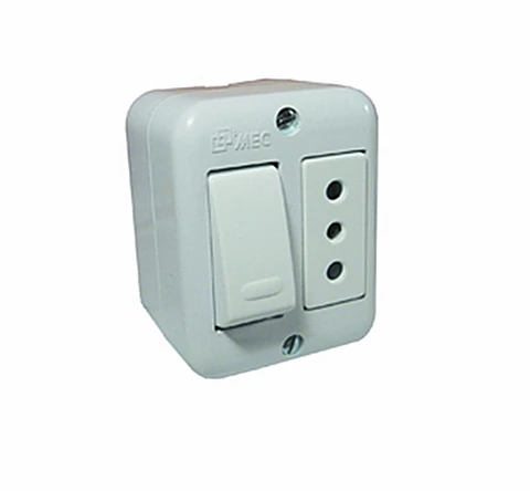 INTERRUPTOR GEN MEC S/P 9/12 ENCHUFE 10 16A