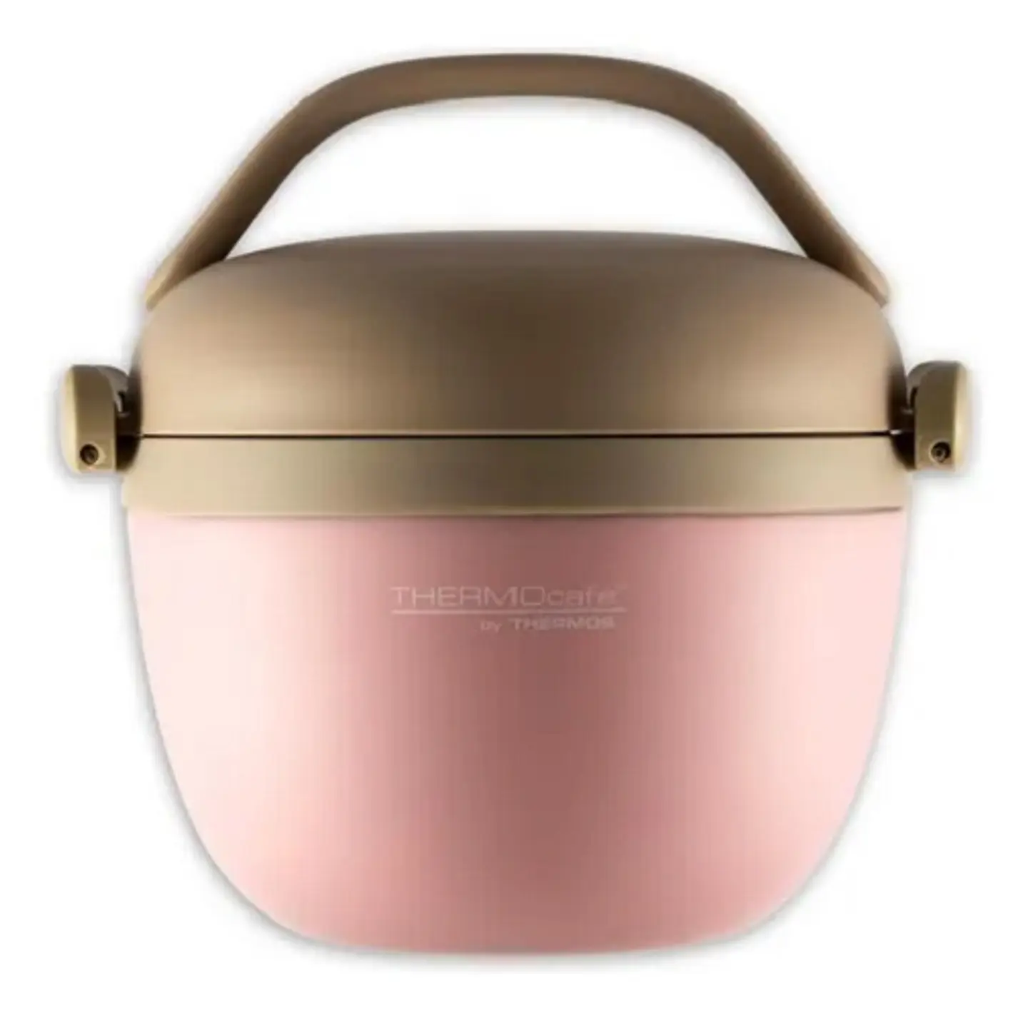 TERMO COMIDA ACERO INOX DOMO 600ML ROSA 1