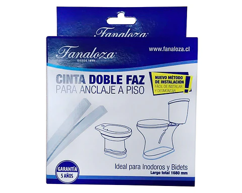 CINTA DOBLE FAZ ANCLAJE WC FANALOZA