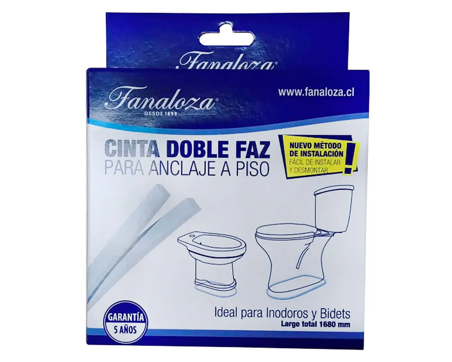 CINTA DOBLE FAZ ANCLAJE WC FANALOZA 1