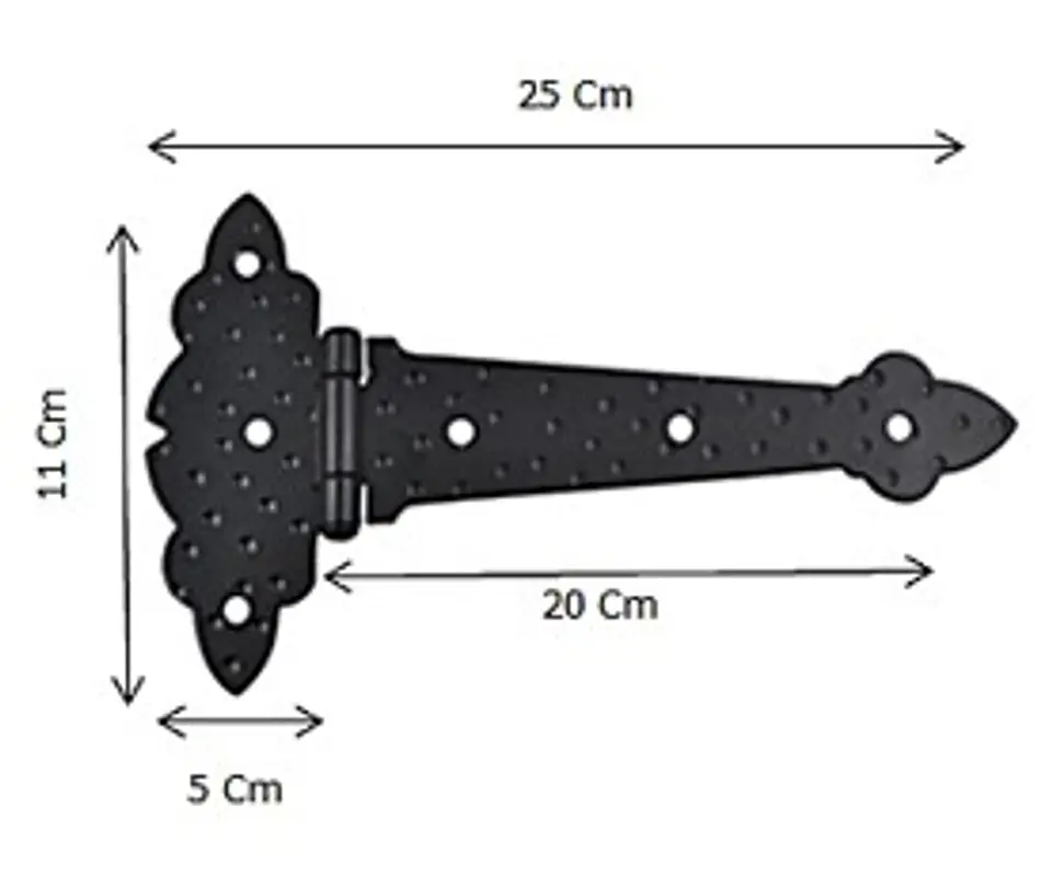 BISAGRA REFERENCIA 50 NEGRO 1
