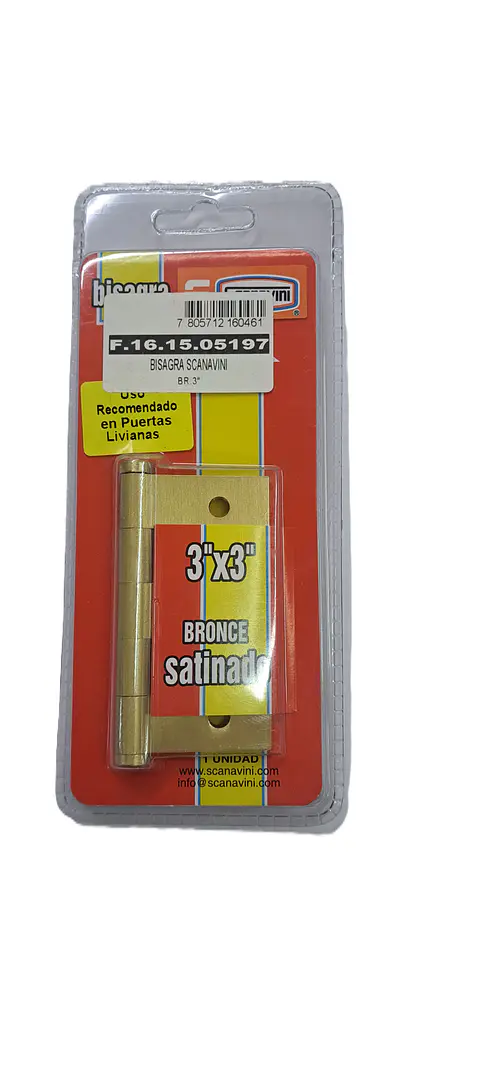BISAGRA SCANAVINI BRONCE 3