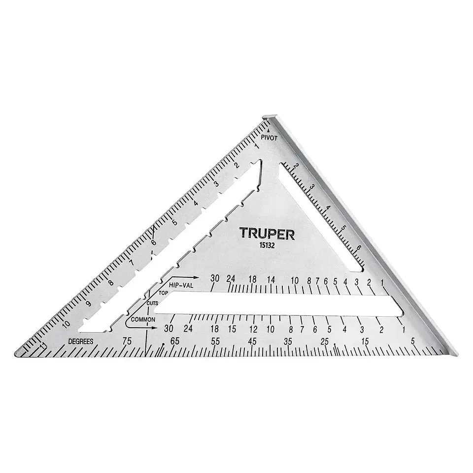 ESCUADRA TRIANGULAR METAL 12 TRUPER 1