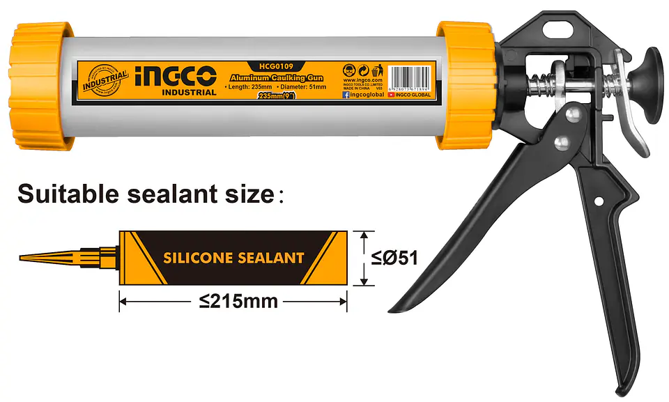 CALAFATEADORA INGCO N°HCG0109 1