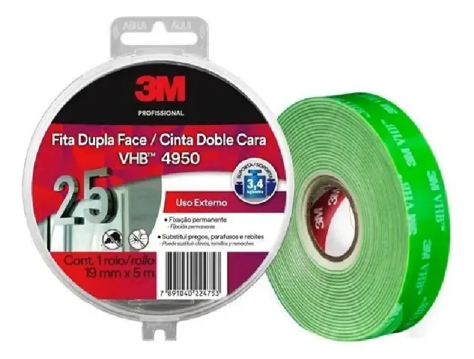 CINTA DOBLE CONTACTO VHB EXTERIOR 19MM X 5M 1