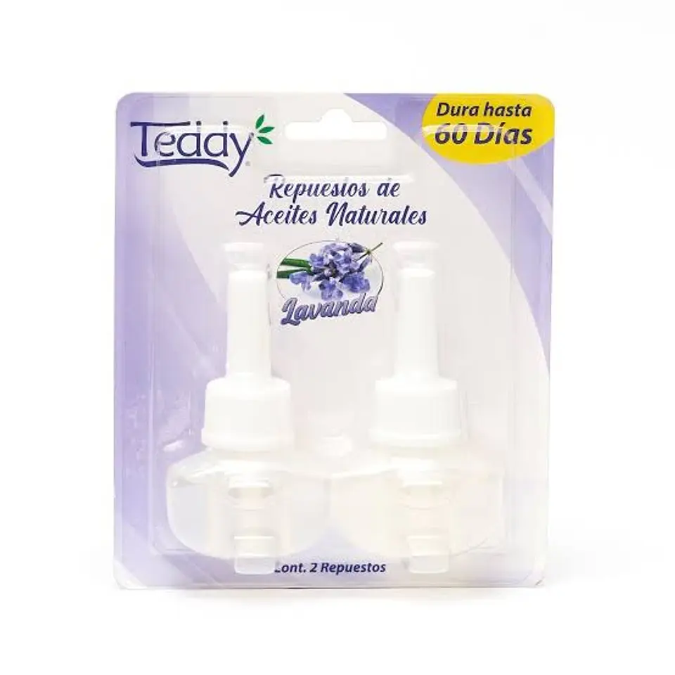 TEDDY REPUESTO ACEITES NATURALES LAVANDA 2UN 1