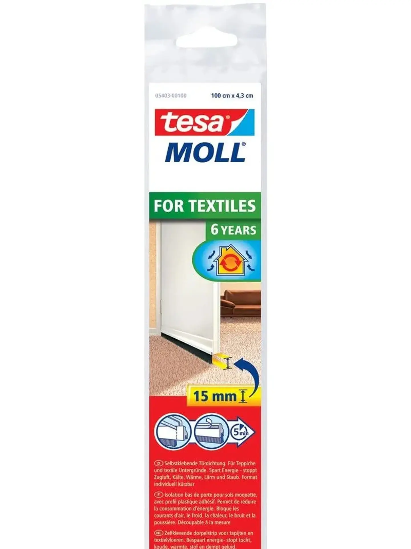 BURLETE TESAMOLL 1M BLANCO 1