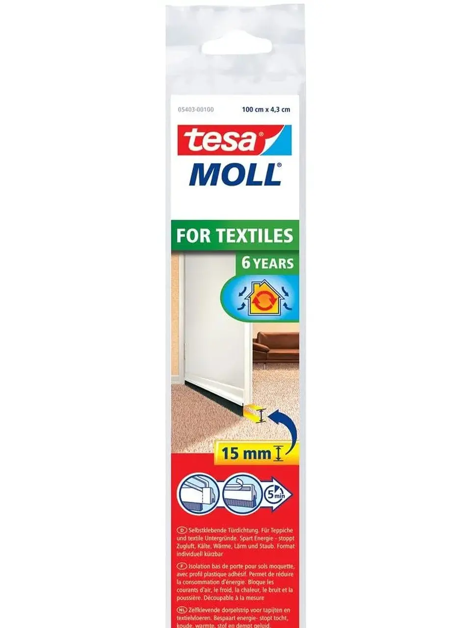 BURLETE TESAMOLL 1M BLANCO 1