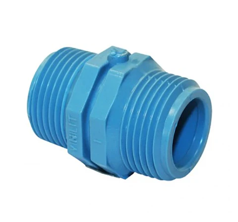 NIPLE PVC TUERCA 1 1/2 X 50MM